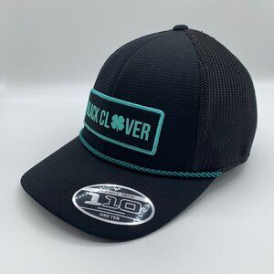 Black Clover Live Lucky Black Xander Snapback Trucker Hat New